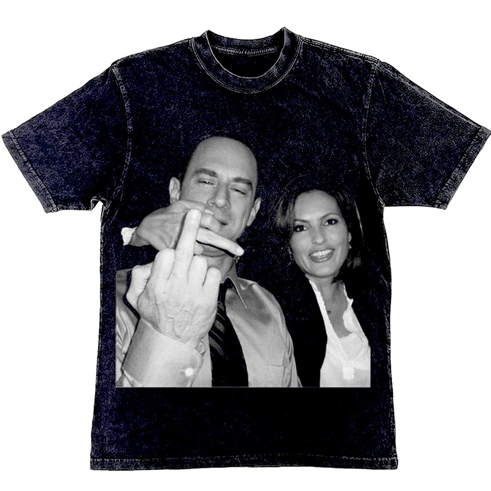 NWT Vintage Graphic Tee - Law & Order Stabler & Benson